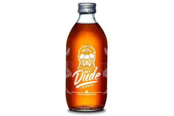 Hey Dude Bio Pêche verre 33 cL