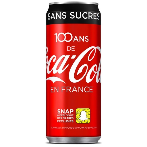 [CC391] Coca Cola Zéro 33 cl